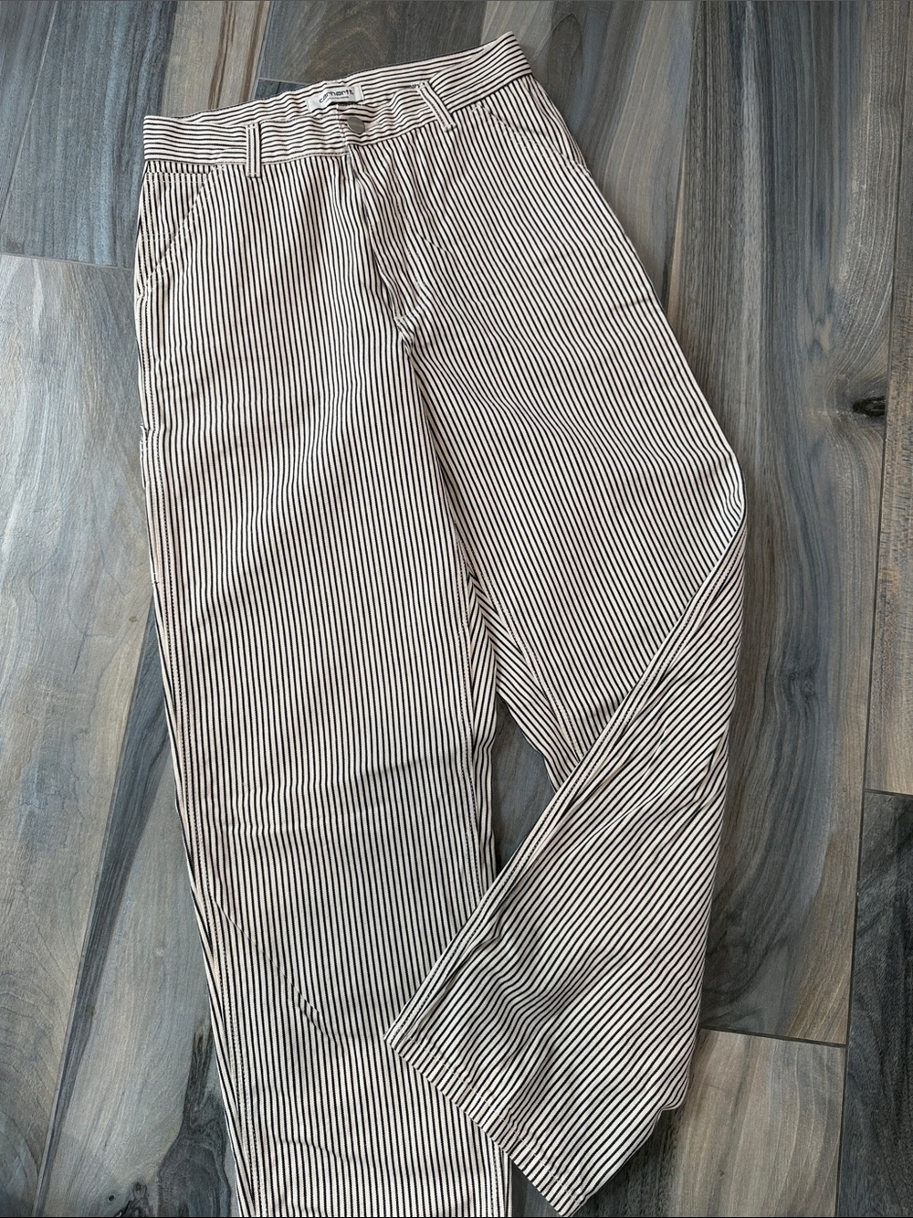 Carhartt Black and White Striped utility cargo  Pants